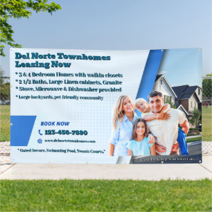 Customize Generic Leasing Townhomes Apartments  Banner