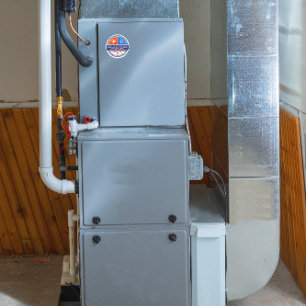 Customize HVAC Company Furnace AC Unit Advert Classic Round Sticker