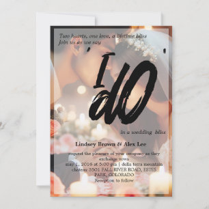 Customize I Do Invitation