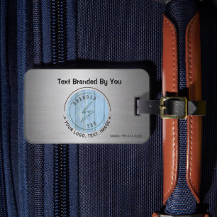 Customize Image & Text Double-Sided Luggage Tag