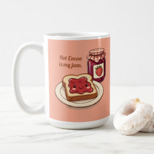 [Customize] is my jam - cute jam and toast cartoon Coffee Mug