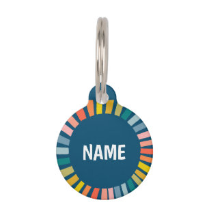 CUSTOMIZE IT Rainbow Ring Name Tag ID