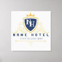 Customize Luxury hotel business company LOGO