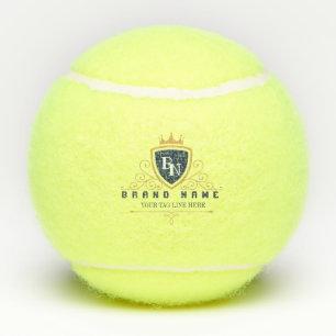 Customize Luxury hotel business or restaurant logo Tennis Balls