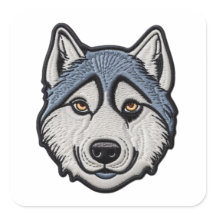 CUSTOMIZE ME Husky Embroidered Design