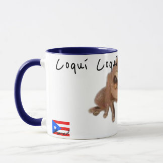 Customize Name Coqui Puerto Rico Flag Mug
