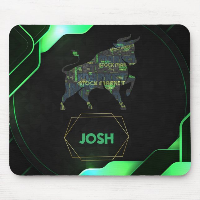 Customize Name | Personalized Traders Mousepad (Front)
