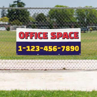 Customize Office Space Available Business Banner