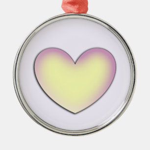 Customize Pastel Heart Metal Tree Decoration