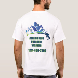 Customize Pressure Washing Business Promotional T-Shirt