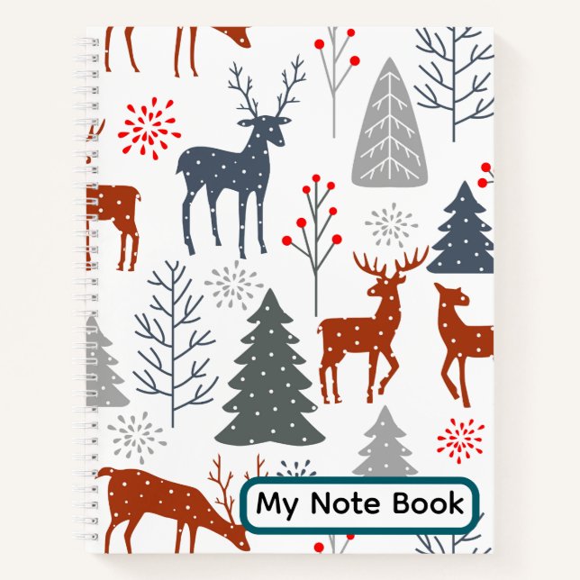 Customize Spiral Notebook - Scandinavian (Front)