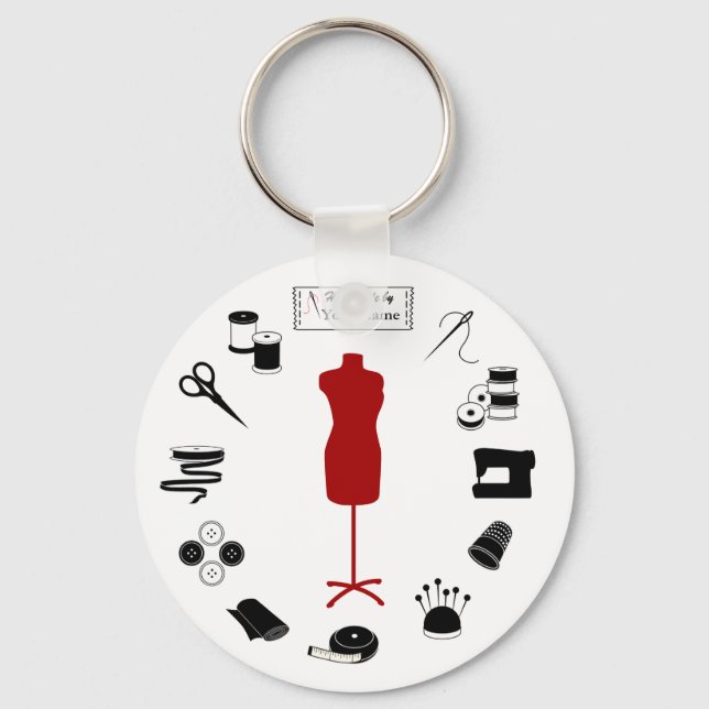 Customize the Label Keychain (Front)