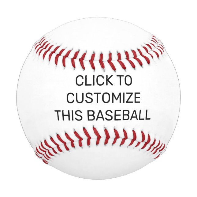 CUSTOMIZE THIS BASEBALL (Front)