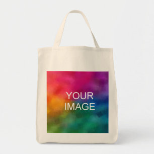 Customize Upload Image Logo Photo Template Tote Bag