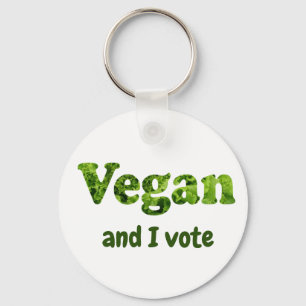 Customize Vegan Activist Voter Key Ring