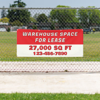 Customize Warehouse Space For Lease Business Banner