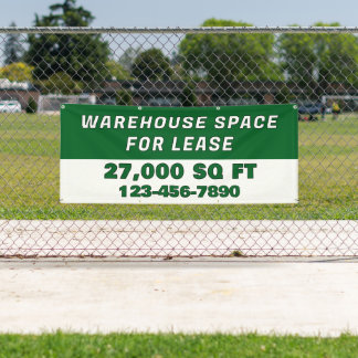 Customize Warehouse Space For Lease Business Banner