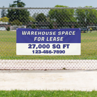 Customize Warehouse Space For Lease Business Banner