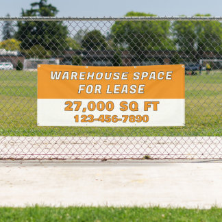 Customize Warehouse Space For Lease Business Banner