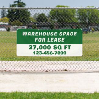 Customize Warehouse Space For Lease Business Banner
