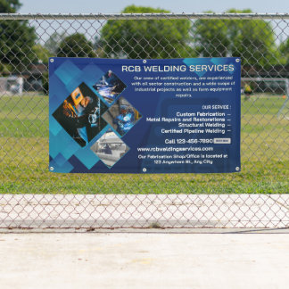 Customize Welding Contractor Services Business Banner