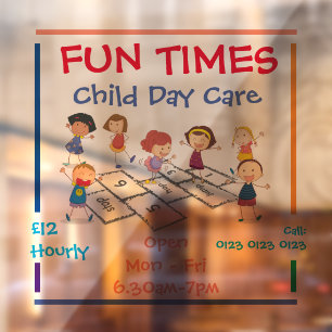Customize Window Cling - Child Day Care