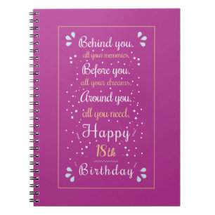 Customize with Editable Age: Birthday Notebook