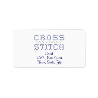 Customize Your Cross Stitch Label