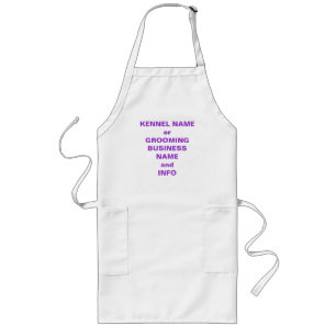 CUSTOMIZE YOUR GROOMING APRON