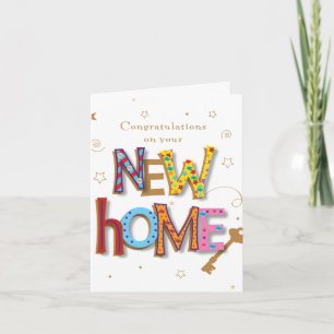 Customize Your New Home Card - Congratulations