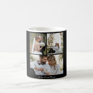 Customize Your Own 3 Photo Collage Poster Coffee Mug