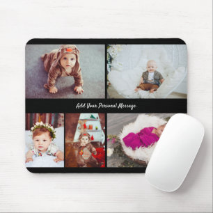 Customize Your Own 5 Photo Collage Mouse Mat