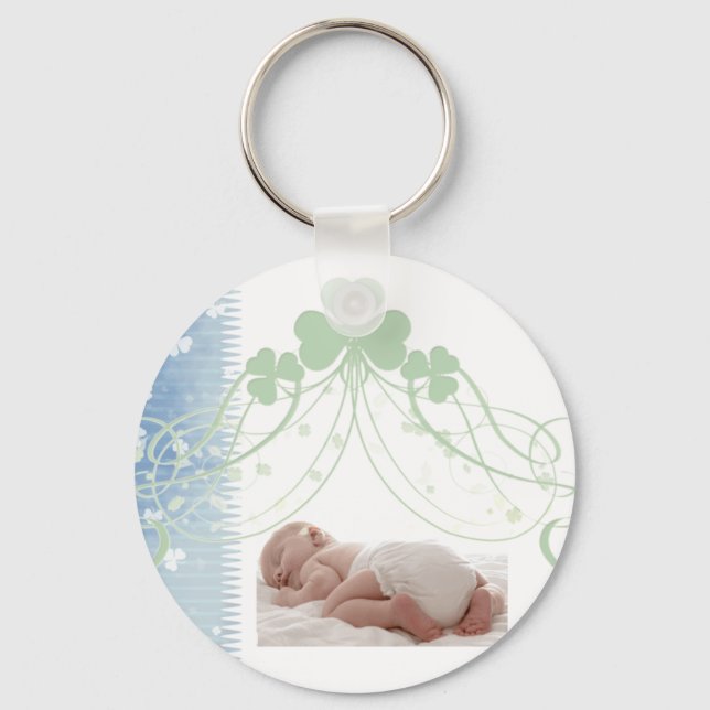Customize your own Irish baby design Key Ring (Front)