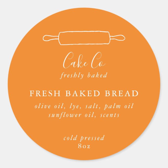 Customizeable Baking Stickers (Front)