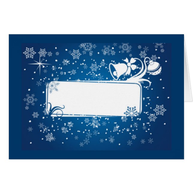 Customizeable Christmas Card, envelopes included (Front Horizontal)