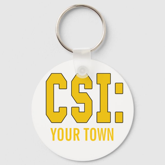 CUSTOMIZEABLE CSI Products Key Ring (Front)