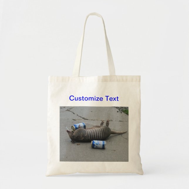 Customizeable Drunk Armadillo Bag (Front)