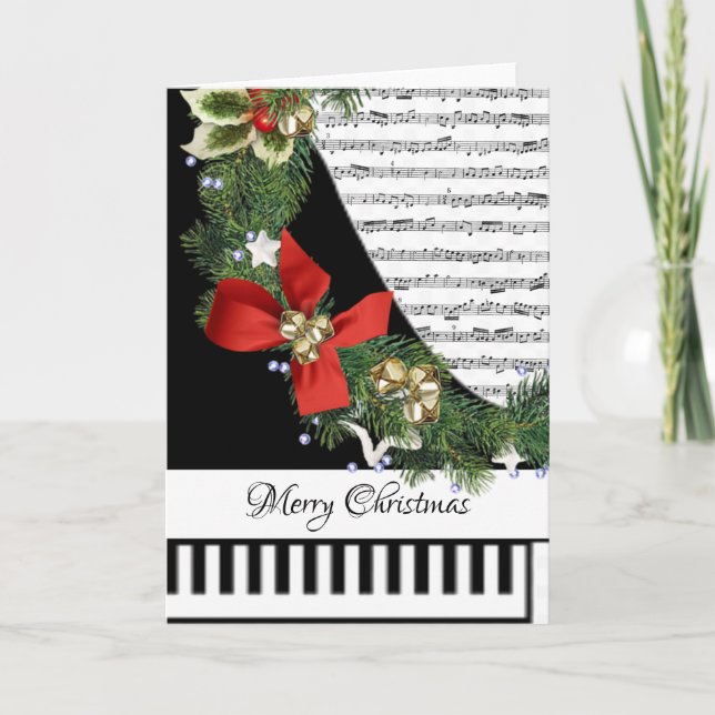 Customizeable piano card (Front)