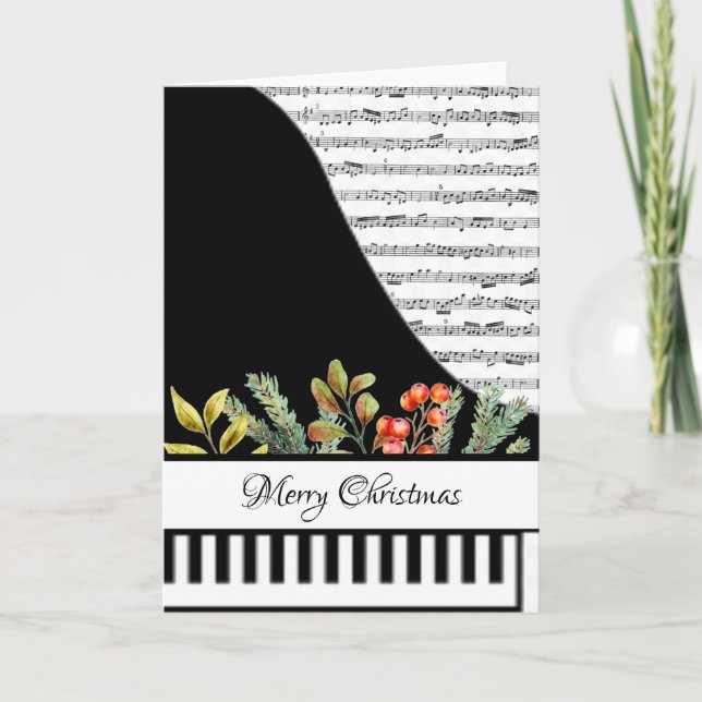 Customizeable piano card (Front)