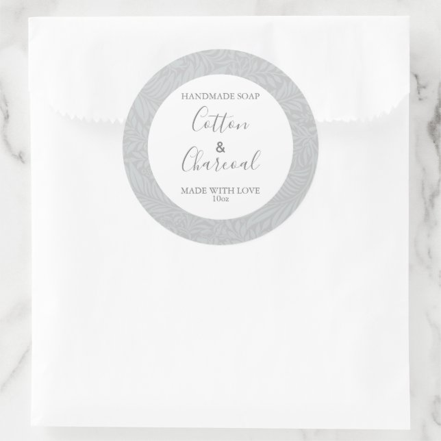 Customizeable Soap Label Floral Pattern Paper (Bag)