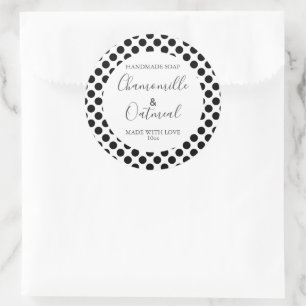 Customizeable Soap Label Pattern Modern