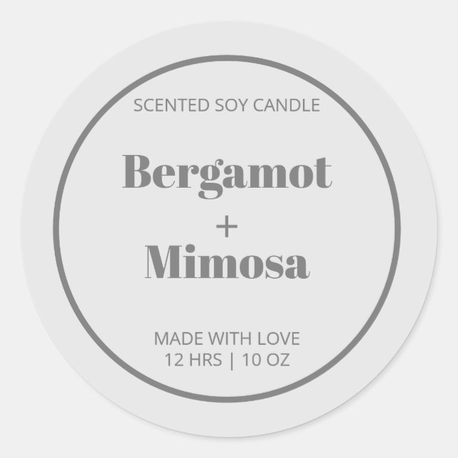 Customizeable Soap Label Pattern Modern (Front)