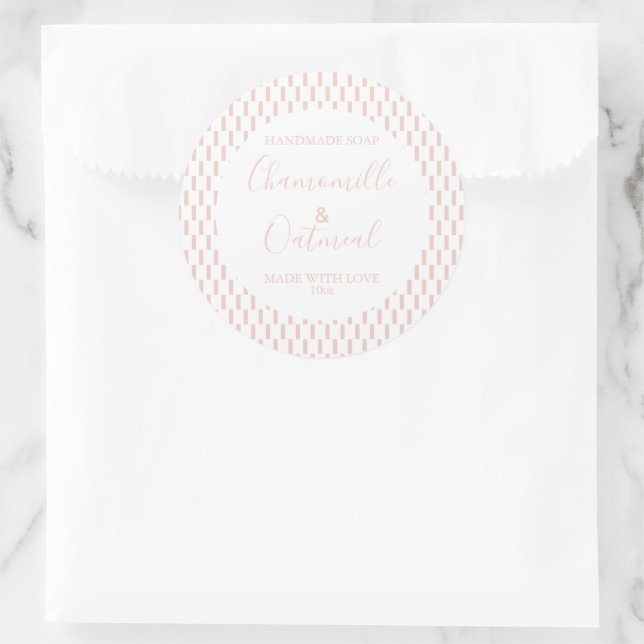 Customizeable Soap Label Pattern Modern (Bag)