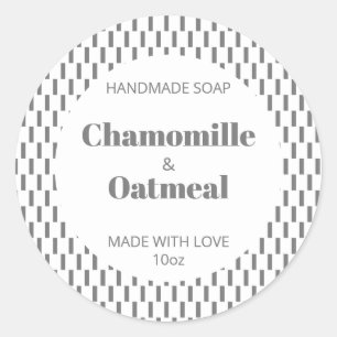 Customizeable Soap Label Pattern Modern