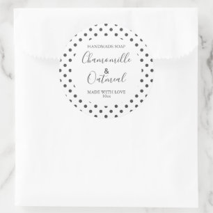 Customizeable Soap Label Pattern Modern