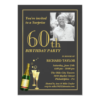 60 invitations birthday