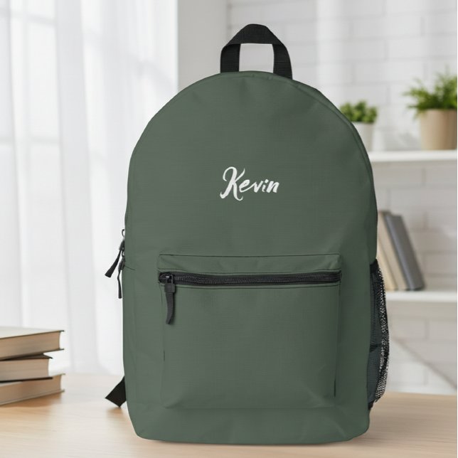 Customized backpack with initials of the name (Creator Uploaded)