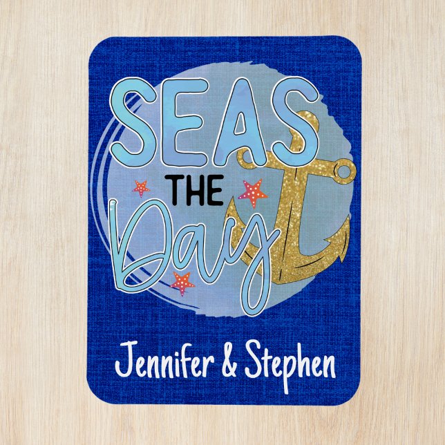 Customized Blue Seas the Day Cruise Door Magnet (Creator Uploaded)