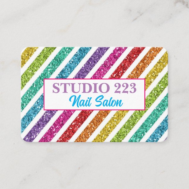 Customized Business Cards - Nail Salon (Front)