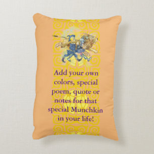 CUSTOMIZED CLASSIC WIZARD OF OZ PILLOW